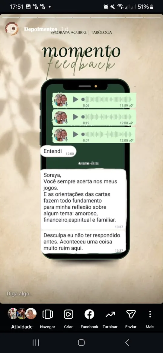 Depoimento de cliente 1